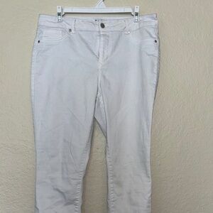 WOMANS WHITE SKINNY JEANS SIZE 12
